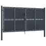 Anthrazitgraues Gartentor aus Stahl 300x150 cm von vidaXL, Gartentore - Ref: Foro24-144526, Preis: 588,71 €, Rabatt: %