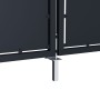 Puerta de jardín de acero gris antracita 300x150 cm de vidaXL, Puertas de jardín - Ref: Foro24-144526, Precio: 589,11 €, Desc...