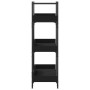 3-shelf black engineered wood bookcase 100x33x108.5 cm by , Bookcases and shelves - Ref: Foro24-837687, Price: 49,50 €, Disco...