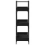 3-shelf black engineered wood bookcase 100x33x108.5 cm by , Bookcases and shelves - Ref: Foro24-837687, Price: 49,05 €, Disco...