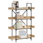 Bücherregal mit 4 Regalen aus Eichenholz, 100 x 33 x 145,5 cm von , Bücherregale und Regale - Ref: Foro24-837693, Preis: 82,9...
