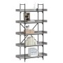 Librería 5 estantes madera gris Sonoma 100x33x180,5 cm de , Librerías y estanterías - Ref: Foro24-837700, Precio: 100,31 €, D...