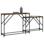 Stackable console tables 2 pieces engineered wood smoked oak by , Side tables - Ref: Foro24-837804, Price: 50,81 €, Discount: %