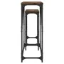 Stackable console tables 2 pieces engineered wood smoked oak by , Side tables - Ref: Foro24-837804, Price: 50,81 €, Discount: %