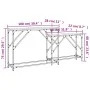 Stapelbare Konsolentische, 2 Stück, Holzwerkstoff, geräucherte Eiche von , Seitentische - Ref: Foro24-837804, Preis: 50,80 €,...