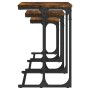 Stackable coffee tables 3 pieces engineered wood smoke oak by , Coffee table - Ref: Foro24-837819, Price: 42,98 €, Discount: %
