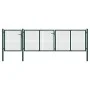 Grünes Gartentor aus Stahl 400x100 cm von vidaXL, Gartentore - Ref: Foro24-144311, Preis: 453,62 €, Rabatt: %