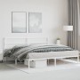Metallbettgestell mit weißem Kopfteil 183x213 cm von , Betten und Lattenroste - Ref: Foro24-355419, Preis: 88,74 €, Rabatt: %