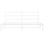 Metallbettgestell mit weißem Kopfteil 183x213 cm von , Betten und Lattenroste - Ref: Foro24-355419, Preis: 88,74 €, Rabatt: %