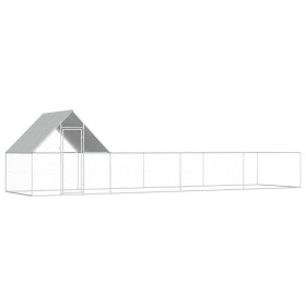 Hühnerstall aus verzinktem Stahl 8x2x2 m von vidaXL, Käfige und Lebensräume für Kleintiere - Ref: Foro24-144558, Preis: 249,5...
