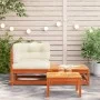 Pferde-Gartensofa mit Kissen und Fußstütze von , Modulare Sofas für den Außenbereich - Ref: Foro24-838114, Preis: 136,22 €, R...