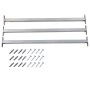 Verstellbare Fenstersicherheitsstangen, 3 Stück, 710–1200 mm von vidaXL, Windows - Ref: Foro24-144516, Preis: 40,49 €, Rabatt: %