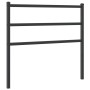 Kopfteil aus schwarzem Metall, 100 cm von , Kopf- und Fußteile - Ref: Foro24-355394, Preis: 21,26 €, Rabatt: %
