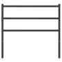 Kopfteil aus schwarzem Metall, 100 cm von , Kopf- und Fußteile - Ref: Foro24-355394, Preis: 21,01 €, Rabatt: %