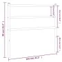 Kopfteil aus schwarzem Metall, 100 cm von , Kopf- und Fußteile - Ref: Foro24-355394, Preis: 21,01 €, Rabatt: %