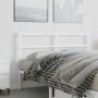 White metal headboard 135 cm by , Headboards and footboards - Ref: Foro24-355446, Price: 30,04 €, Discount: %