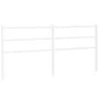 Cabecero de metal blanco 180 cm de , Cabeceros y pies de cama - Ref: Foro24-355450, Precio: 28,77 €, Descuento: %