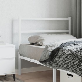 White metal headboard 107 cm by , Headboards and footboards - Ref: Foro24-355444, Price: 21,67 €, Discount: %