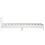 Bettgestell mit Kopfteil und weißen LED-Leuchten 90x200 cm von , Betten und Lattenroste - Ref: Foro24-838715, Preis: 113,46 €...