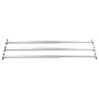 Verstellbare Fenstersicherheitsstangen, 3 Stück, 710–1200 mm von vidaXL, Windows - Ref: Foro24-144516, Preis: 40,49 €, Rabatt: %