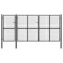 Anthracite gray steel garden gate 400x150 cm by vidaXL, garden gates - Ref: Foro24-144331, Price: 543,05 €, Discount: %