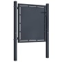 Anthrazitgraues Gartenzauntor aus Stahl 100x75 cm von vidaXL, Gartentore - Ref: Foro24-144517, Preis: 201,39 €, Rabatt: %