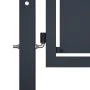 Anthracite grey steel garden fence gate 100x75 cm by vidaXL, garden gates - Ref: Foro24-144517, Price: 196,46 €, Discount: %
