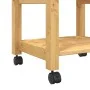 MONZA Küchenwagen aus massivem Kiefernholz 48x40x90 cm von , Küchen- und Speisewagen - Ref: Foro24-376079, Preis: 106,65 €, R...