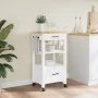 MONZA kitchen cart solid pine wood 48x40x90 cm by , Kitchen and dining carts - Ref: Foro24-376087, Price: 123,40 €, Discount: %