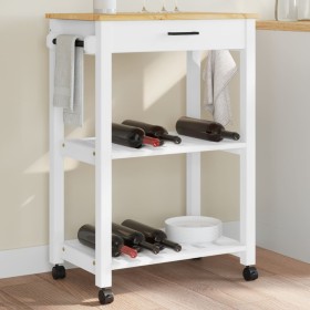 MONZA Küchenwagen aus massivem Kiefernholz 60x40x90 cm von , Küchen- und Speisewagen - Ref: Foro24-376093, Preis: 101,72 €, R...