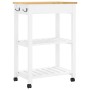 Carrito de cocina MONZA madera maciza de pino 60x40x90 cm de , Carros de cocina y comedor - Ref: Foro24-376093, Precio: 101,6...