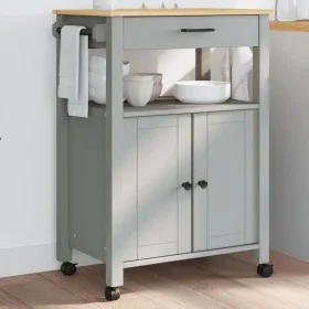 Carrito de cocina MONZA madera maciza de pino 60x40x90 cm de , Carros de cocina y comedor - Ref: Foro24-376098, Precio: 142,7...