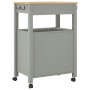 Carrito de cocina MONZA madera maciza de pino 60x40x90 cm de , Carros de cocina y comedor - Ref: Foro24-376098, Precio: 161,2...