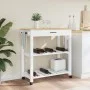 MONZA kitchen cart solid pine wood 84x40x90 cm by , Kitchen and dining carts - Ref: Foro24-376102, Price: 101,31 €, Discount: %