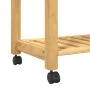 MONZA kitchen cart solid pine wood 84x40x90 cm by , Kitchen and dining carts - Ref: Foro24-376100, Price: 113,32 €, Discount: %