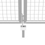Puerta de jardín de acero galvanizado plateado 415x225 cm de vidaXL, Puertas de jardín - Ref: Foro24-144302, Precio: 705,90 €...