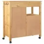 MONZA Küchenwagen aus massivem Kiefernholz 84x40x90 cm von , Küchen- und Speisewagen - Ref: Foro24-376109, Preis: 188,98 €, R...