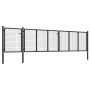 Anthrazitgraues Gartentor aus Stahl 500x75 cm von vidaXL, Gartentore - Ref: Foro24-144334, Preis: 392,69 €, Rabatt: %