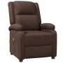 Sillón de masaje cuero sintético marrón de , Sillones de masaje eléctricos - Ref: Foro24-348463, Precio: 206,68 €, Descuento: %