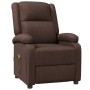 Sillón de masaje cuero sintético marrón de , Sillones de masaje eléctricos - Ref: Foro24-348463, Precio: 245,90 €, Descuento: %