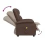 Sillón de masaje cuero sintético marrón de , Sillones de masaje eléctricos - Ref: Foro24-348463, Precio: 206,68 €, Descuento: %