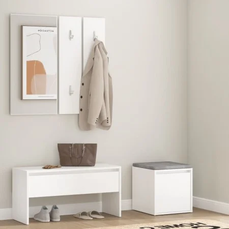 Flurmöbel-Set aus weißem Sperrholz von , Kleiderschränke - Ref: Foro24-3082044, Preis: 106,25 €, Rabatt: %