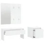 Flurmöbel-Set aus weißem Sperrholz von , Kleiderschränke - Ref: Foro24-3082044, Preis: 106,25 €, Rabatt: %