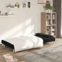2-seater sofa bed with two black fabric pillows by , Sofas - Ref: Foro24-375794, Price: 249,08 €, Discount: %