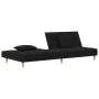 2-seater sofa bed with two black fabric pillows by , Sofas - Ref: Foro24-375794, Price: 249,08 €, Discount: %