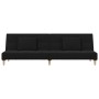 2-Sitzer-Schlafsofa mit zwei schwarzen Stoffkissen von , Sofas - Ref: Foro24-375794, Preis: 254,98 €, Rabatt: %