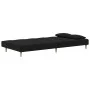 2-seater sofa bed with two black fabric pillows by , Sofas - Ref: Foro24-375794, Price: 249,08 €, Discount: %