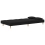 2-Sitzer-Schlafsofa mit zwei schwarzen Stoffkissen von , Sofas - Ref: Foro24-375794, Preis: 254,98 €, Rabatt: %