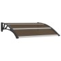 Black PC door canopy 120x100 cm by vidaXL, Awnings - Ref: Foro24-45633, Price: 50,53 €, Discount: %