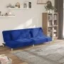 2-seater sofa bed with two blue fabric pillows by , Sofas - Ref: Foro24-375796, Price: 242,05 €, Discount: %